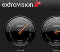 User Interface for Extravision Dashboard