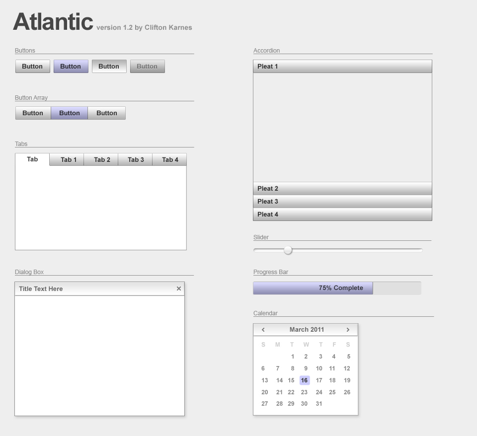 Atlantic User Interface Theme