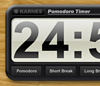 Karnes Pomodoro Timer Web Application