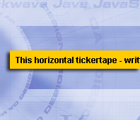 Horizontal Ticker